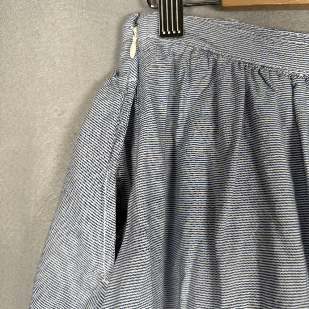 Tommy Hilfiger Mini Skirt Lace Blue 100% Cotton Sz 8 - Picture 9 of 11